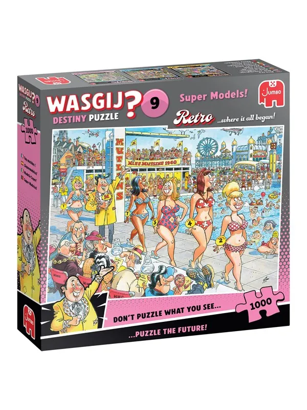 Wasgij Retro Destiny 9 - Super Models! (1000)