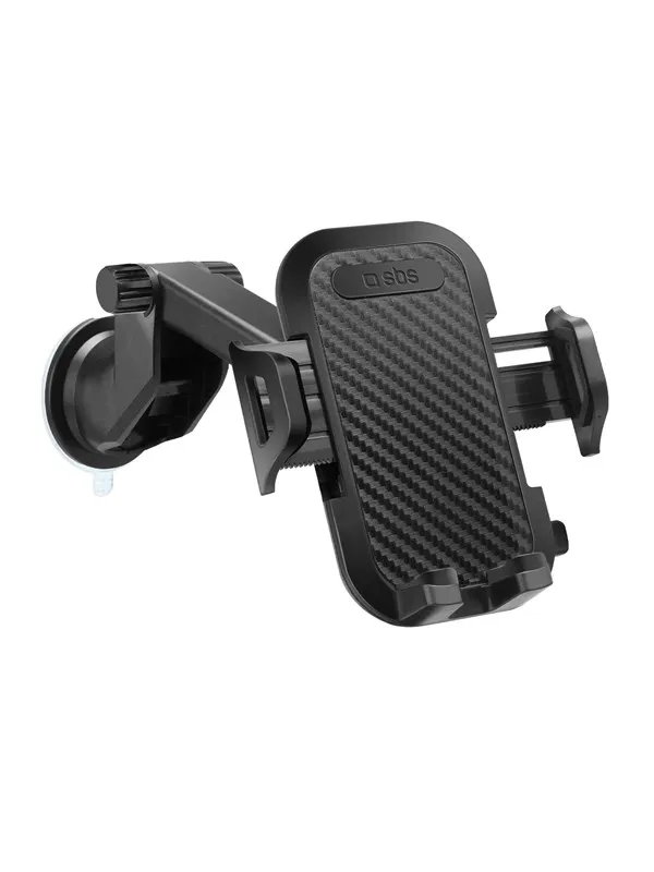 SBS TEHWSUPWIND smartphone holder telescopic with suction cup - black