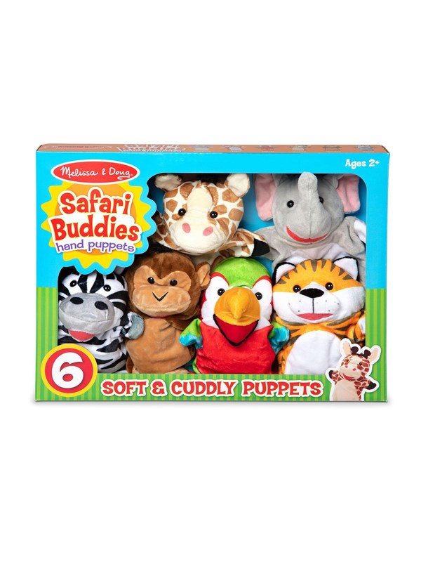 Melissa & Doug Hand Puppets Safari Friends