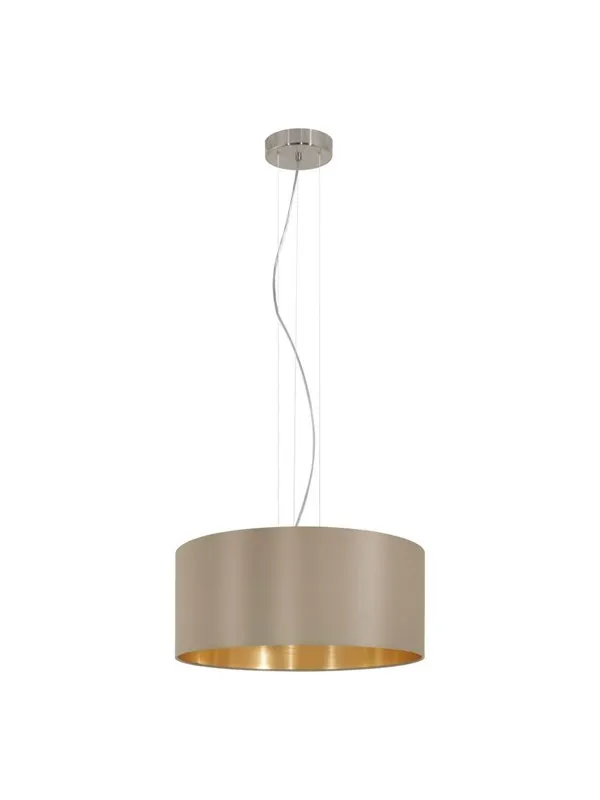 EGLO MASERLO pendant light taupe gold