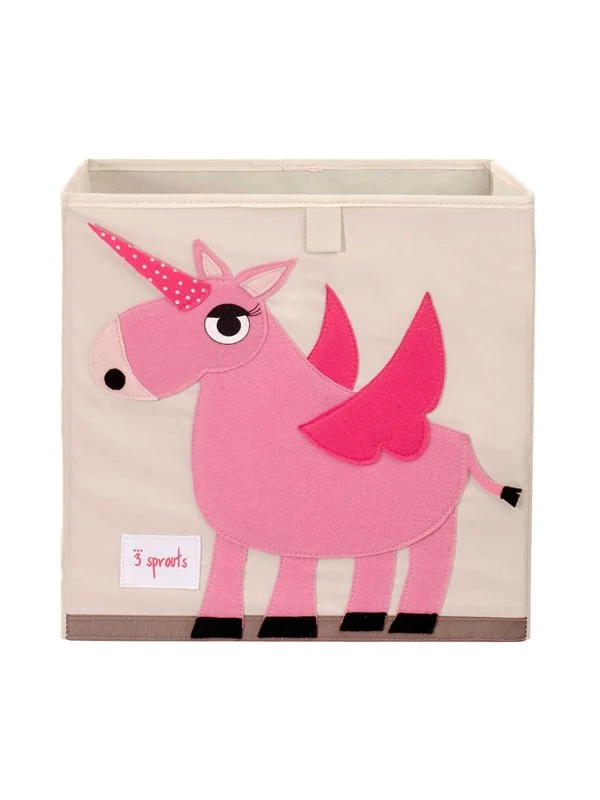 3 Sprouts Oppbevaringskasse, Unicorn