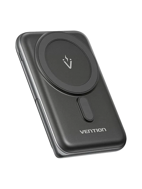Vention Magnetic Powerbank FHNB0 20W 10000 mAh (black) Nødlader - Svart - 10000 mAh