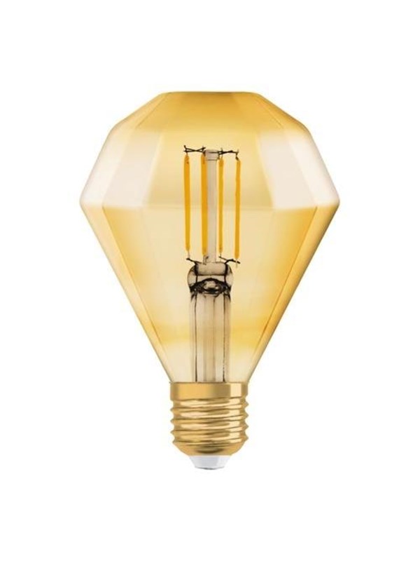 Osram LED-lyspære Vintage 1906 Diamond 4.5W/825 (40W) Gold E27