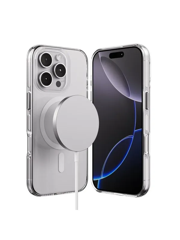 CRONG Clear MAG Pro - iPhone 16 Pro Max MagSafe Case (Clear)