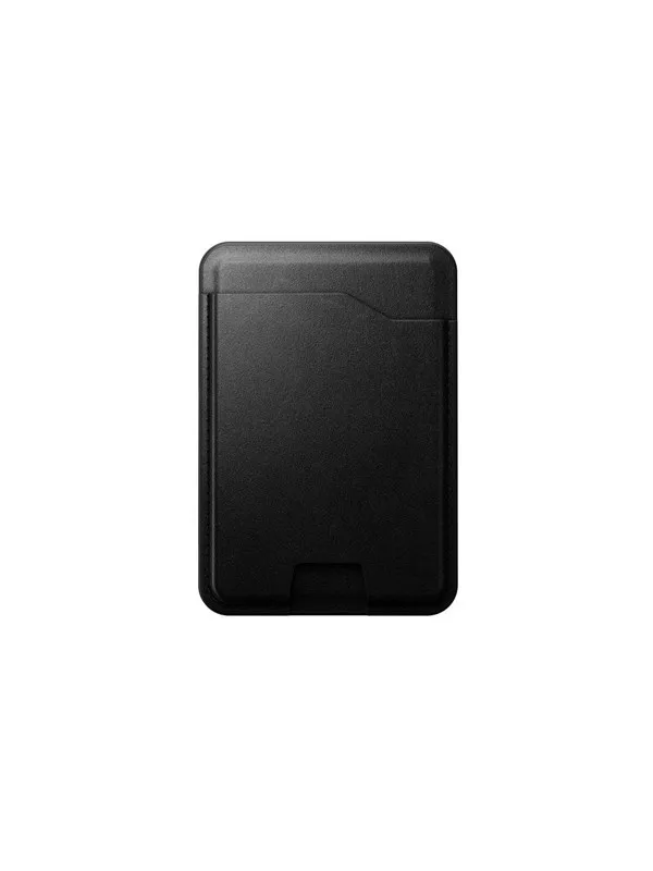 Nomad - Leather Mag Wallet with Find My Tracking - Black | Horween