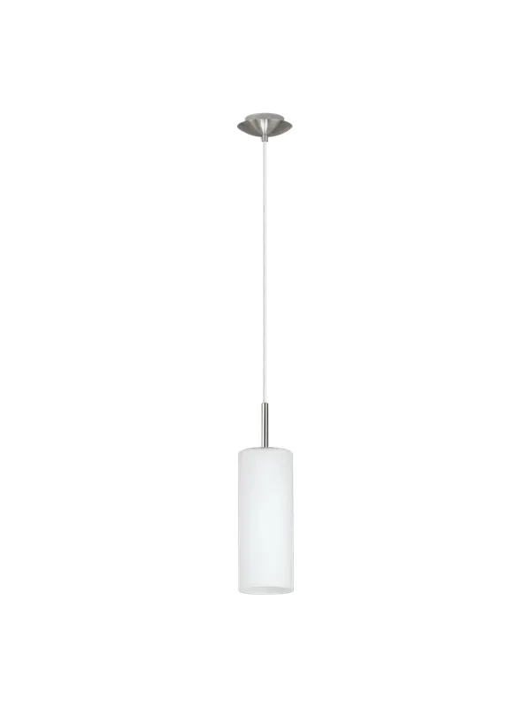 EGLO TROY 3 pendant white/brushed steel