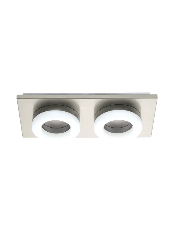 EGLO PALENA wall/ceiling lamp 2L 3000K satin nickel