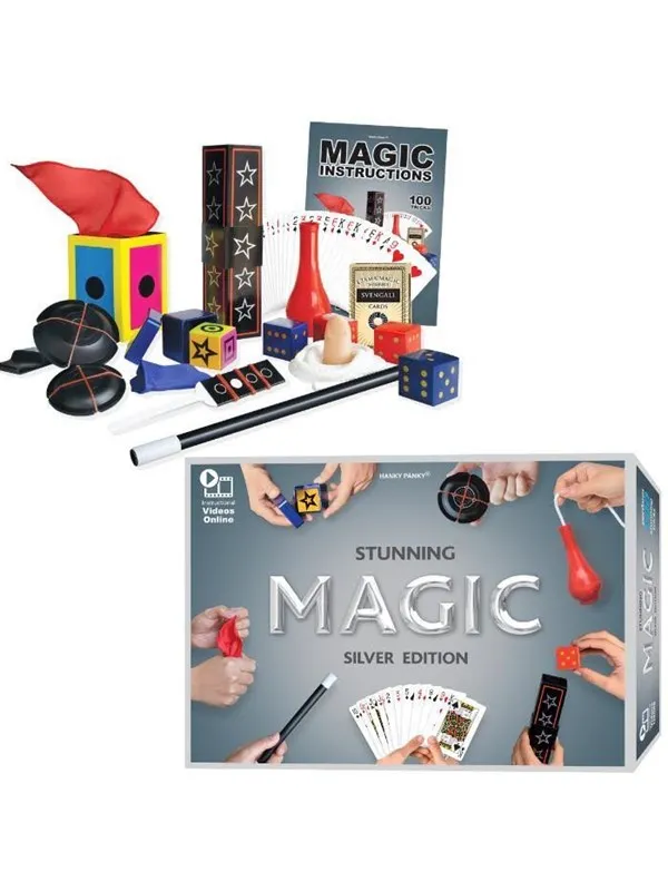The Magic Factory Stunning Magic Silver Edition 100 Tricks - 7+ Years