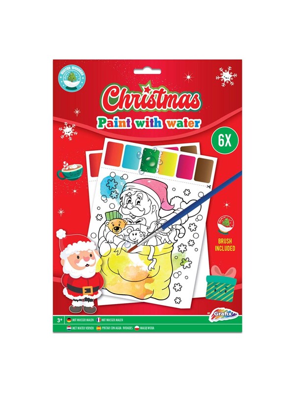 Grafix Water drawing book Christmas