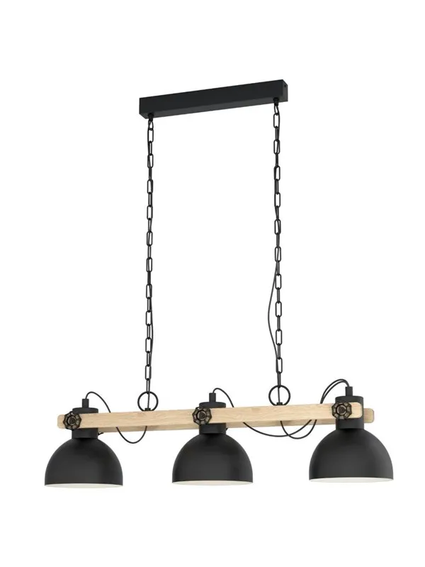 EGLO LUBENHAM long table pendant black