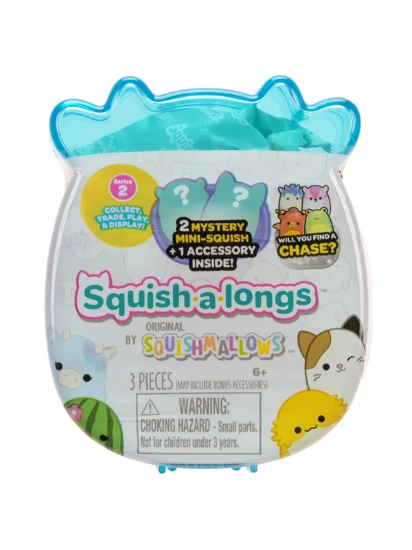 Squishalongs 2.5 cm Blind bag 2 Pack - S2 assorted