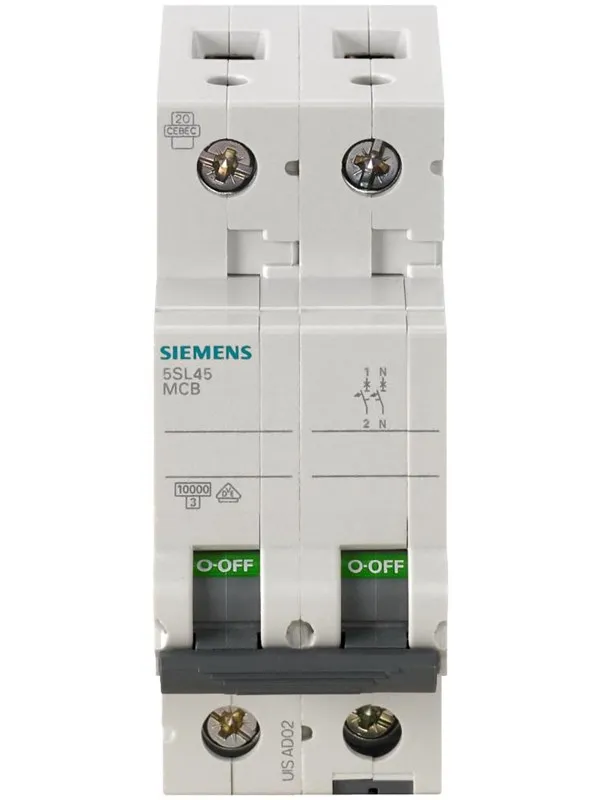 Siemens Circuit breaker 230v 10ka 1+n--pole c 10a