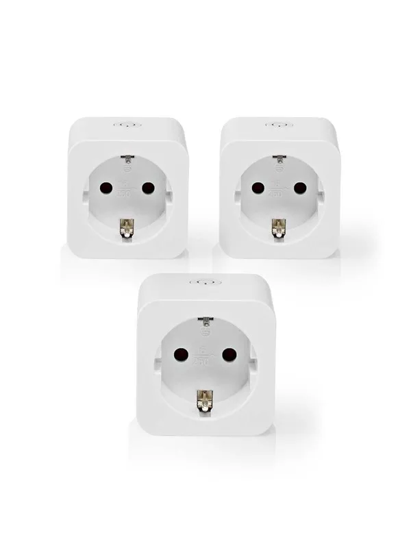 Nedis SmartLife Smart Plug 3-pakning