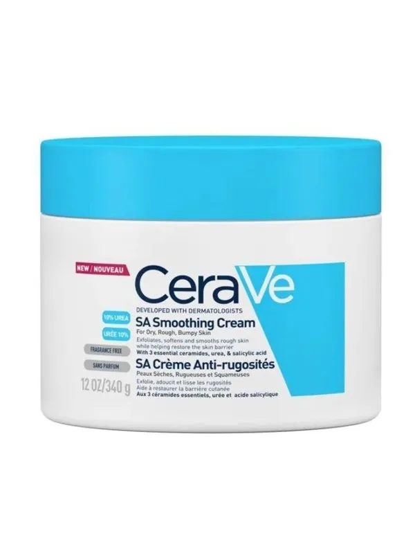 CeraVe SA Smoothing Cream Anti-Roughness 340g - Dry Rough Bumpy Skin