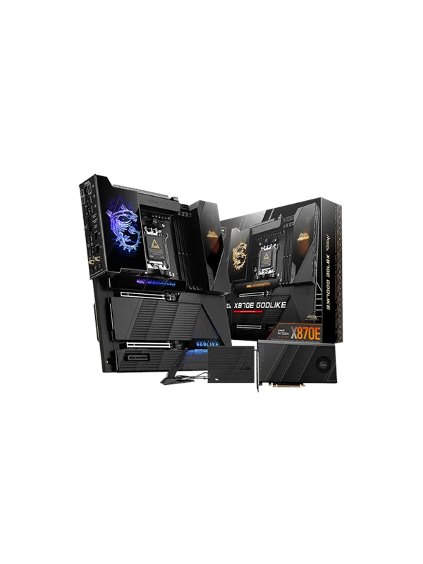 MSI MEG X870E GODLIKE Hovedkort - AMD X870E - AMD AM5 socket - DDR5 RAM - Extended ATX
