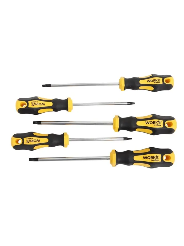 Work>it Skrutrekkersett TORX, 5 deler