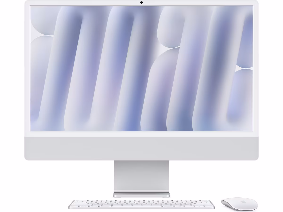 iMac 24 4.5K (2024) 256GB (sølv)