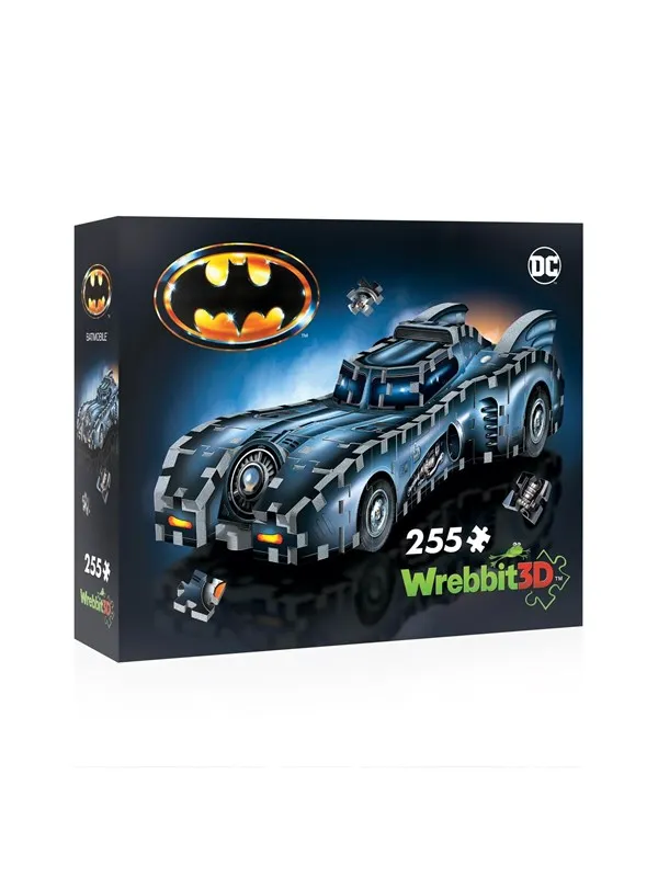 Wrebbit 3D Batman: Batmobile (255) 3D Puslespill