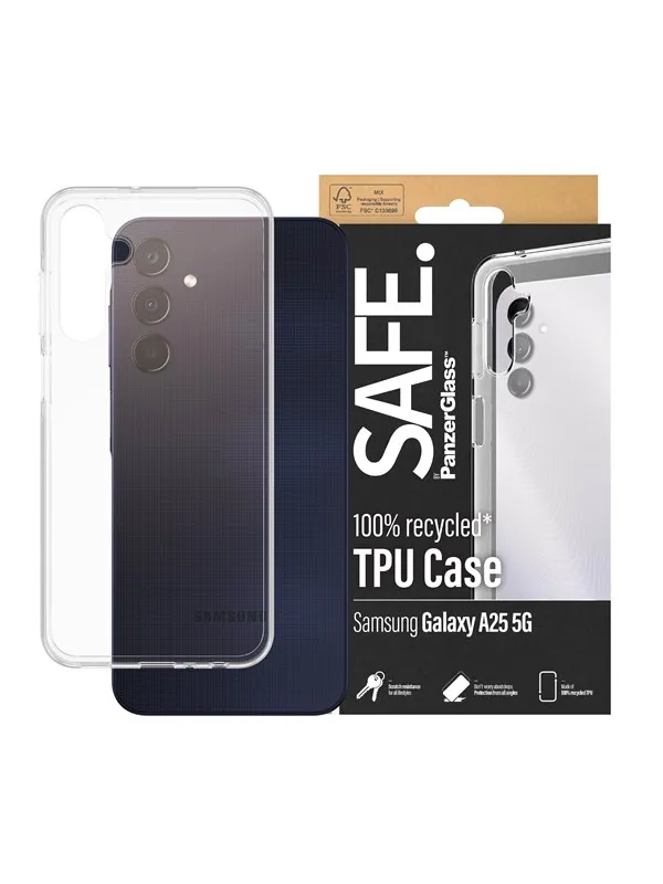 SAFE by PanzerGlass TPU Case Samsung Galaxy A25 5G | Transparent