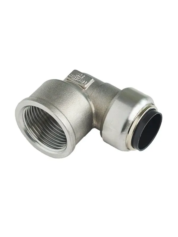 Roth female elbow 90° push-fit 22 mm x 3/4"