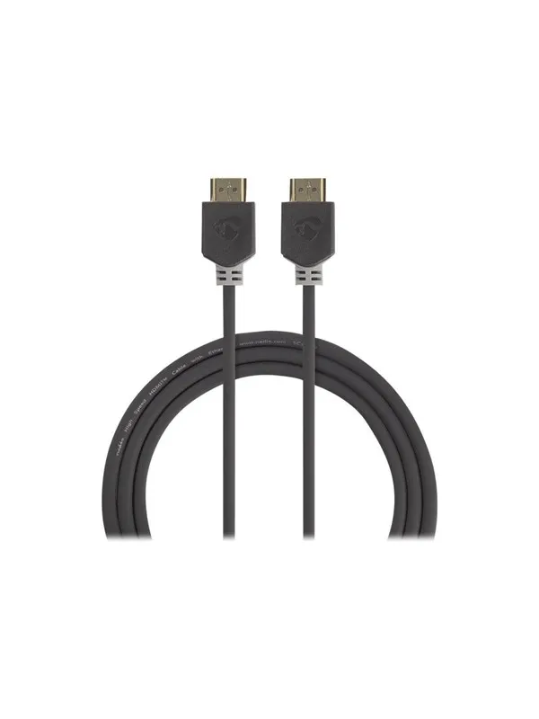 Nedis HDMI cable with Ethernet - 3 m