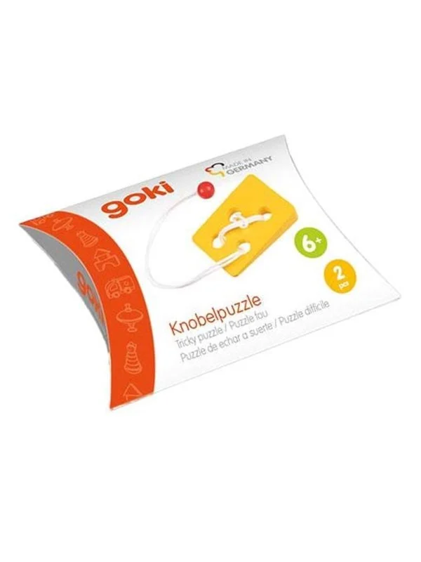 Goki Wooden Brainteaser Puzzle (Assorted)