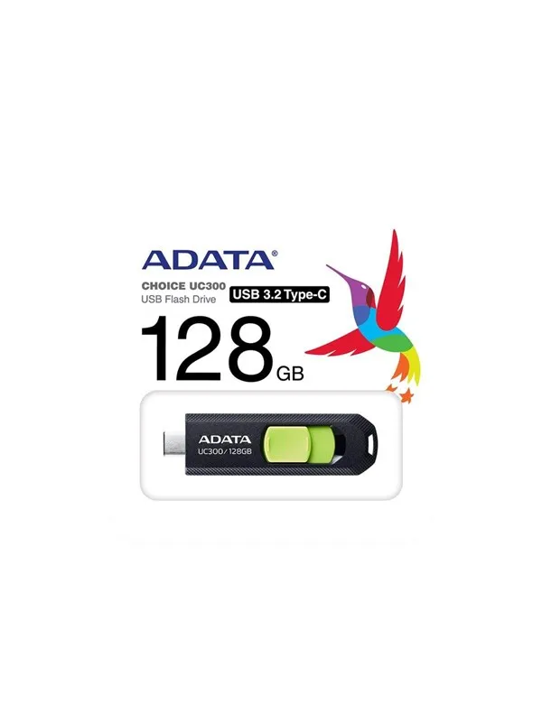 A-Data UC300 - Grønn - 128GB - Minnepenn