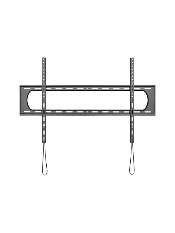 Deltaco mounting kit - heavy-duty - for curved / flat panel - fixed up to 120 kg - black - Max 120 kg - recommended for 120 "