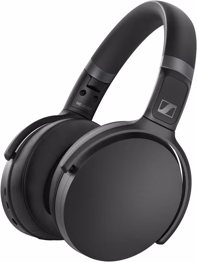 Trådløse hodetelefoner Sennheiser trådløse over-ørehodetelefoner HD 450BT med ANC