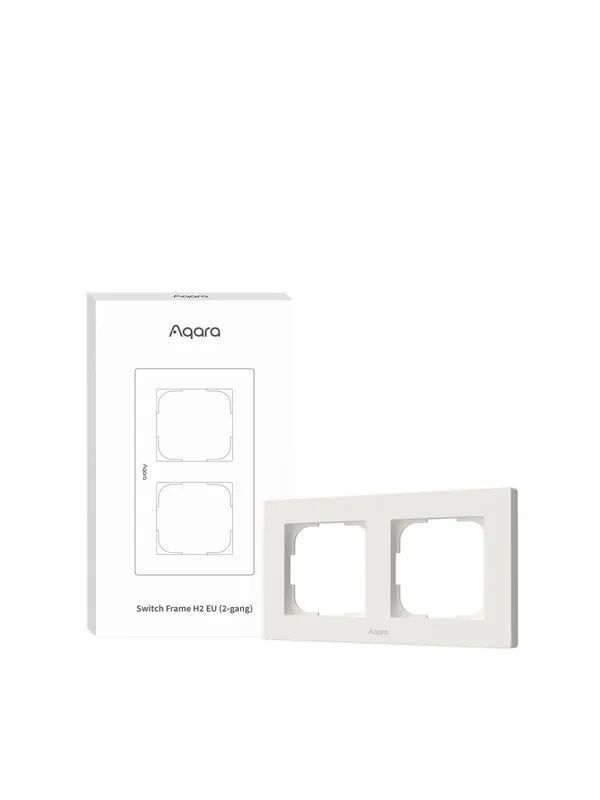 Aqara Switch Frame H2 EU White (2-gang)
