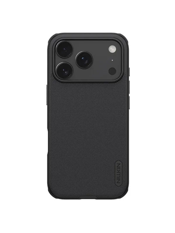 Nillkin Super Frosted Shield Pro Magnetic Case for iPhone 17 Pro - Black (Compatible with MagSafe)