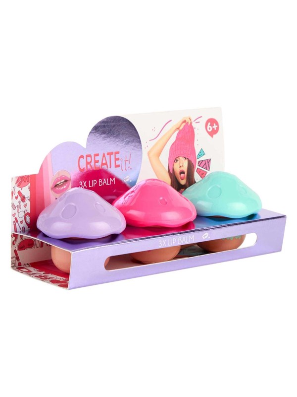 Canenco Create It! Beauty Lip Balm Mushroom 3-piece