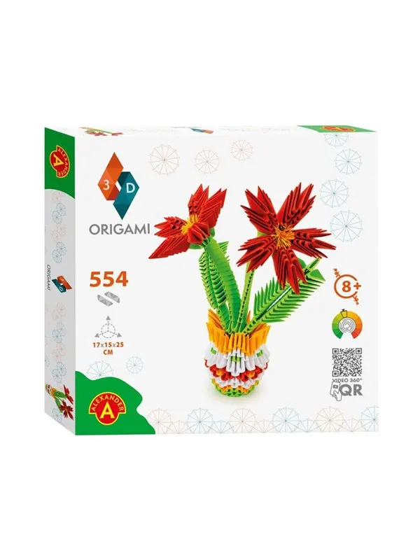 Alexander Toys ORIGAMI 3D - Flower pot 554 pcs.