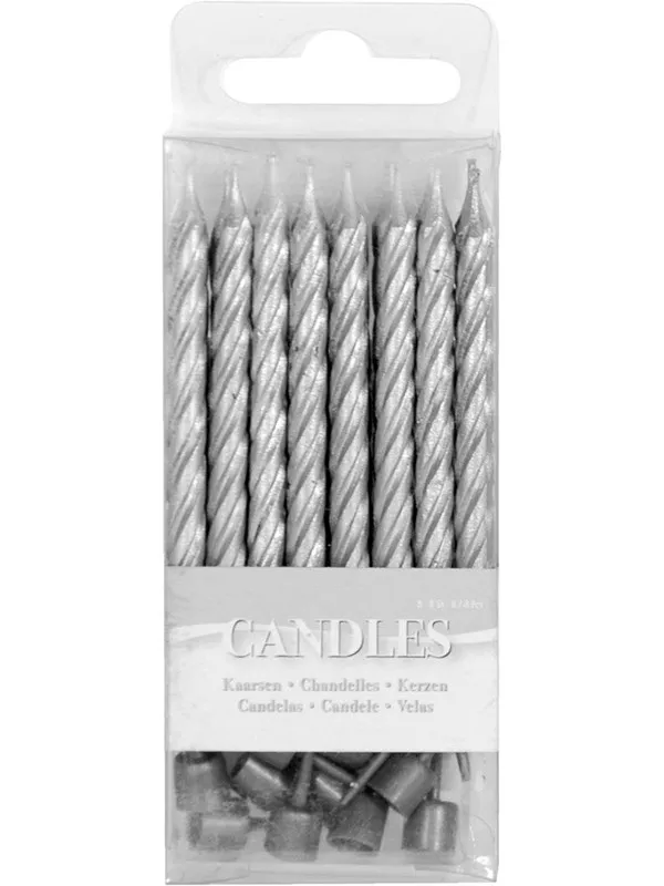 Folat BV - Silver Candles 16 pcs.