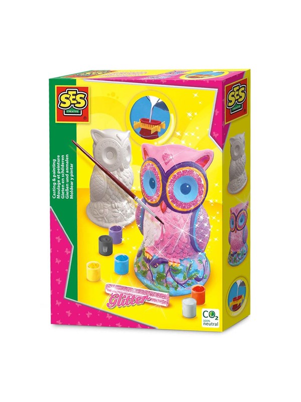 SES Creative Plaster Casting and Painting Owl
