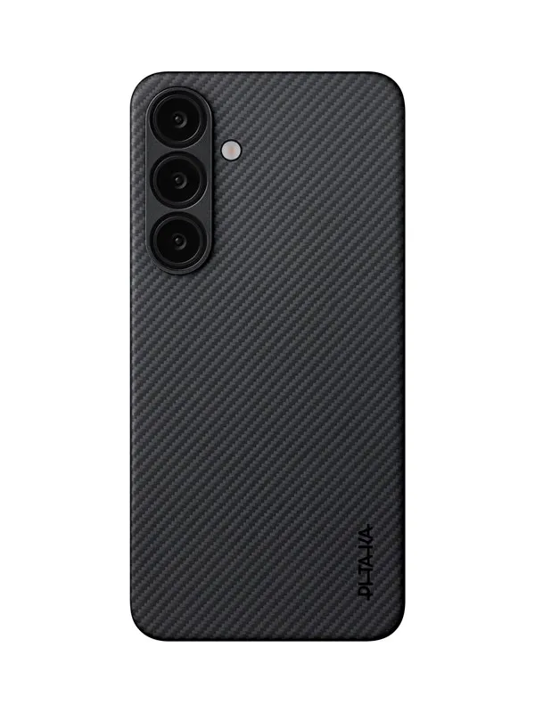 PITAKA Ultra-Slim Case Black/Grey Twill - Samsung Galaxy S25+