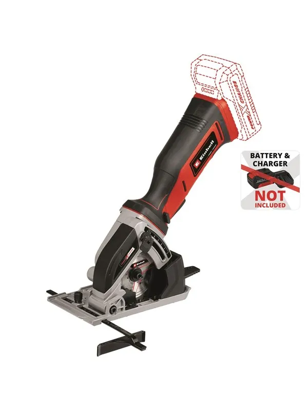 Einhell TE-CS 18/89 Li batteridrevet minisirkelsag 18 V u/batteri og lader