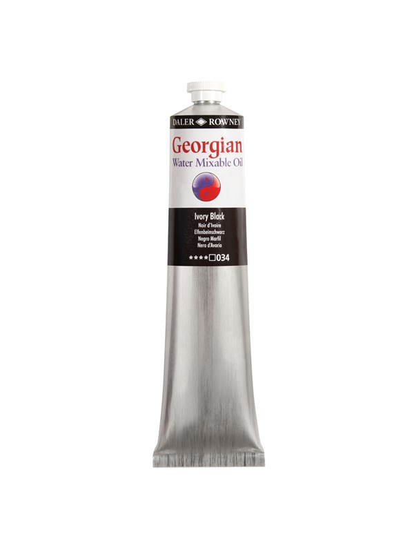 Daler-Rowney Georgian WMO 200 ml Ivory Black
