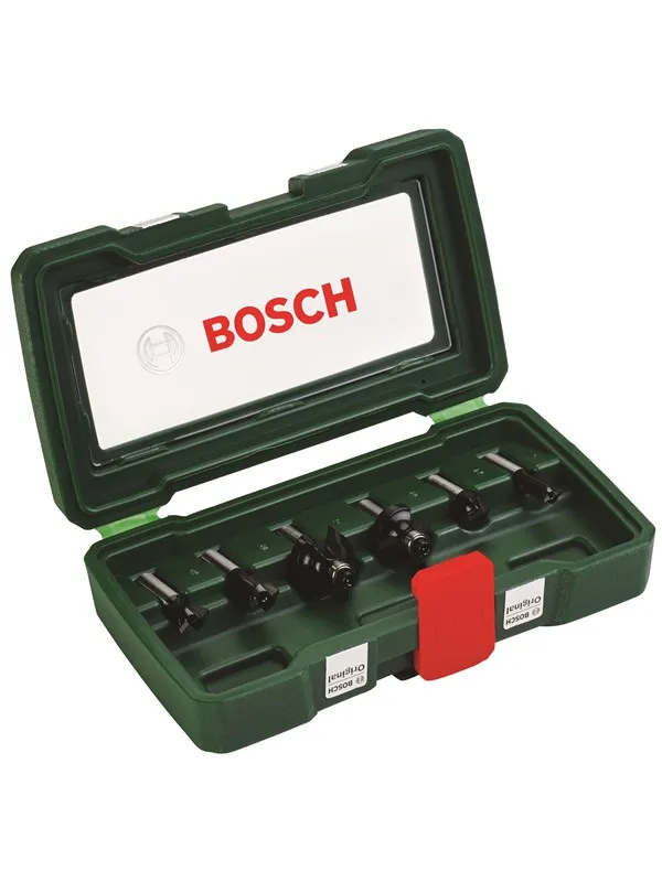 Bosch 6-delers TC fresborsett (8 mm tange)