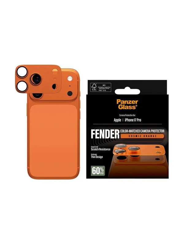 PanzerGlass Fender Camera Protector Cosmic Orange iPhone 17 Pro