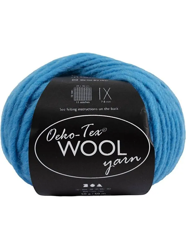 Creativ Company Wool yarn Turquoise 50m