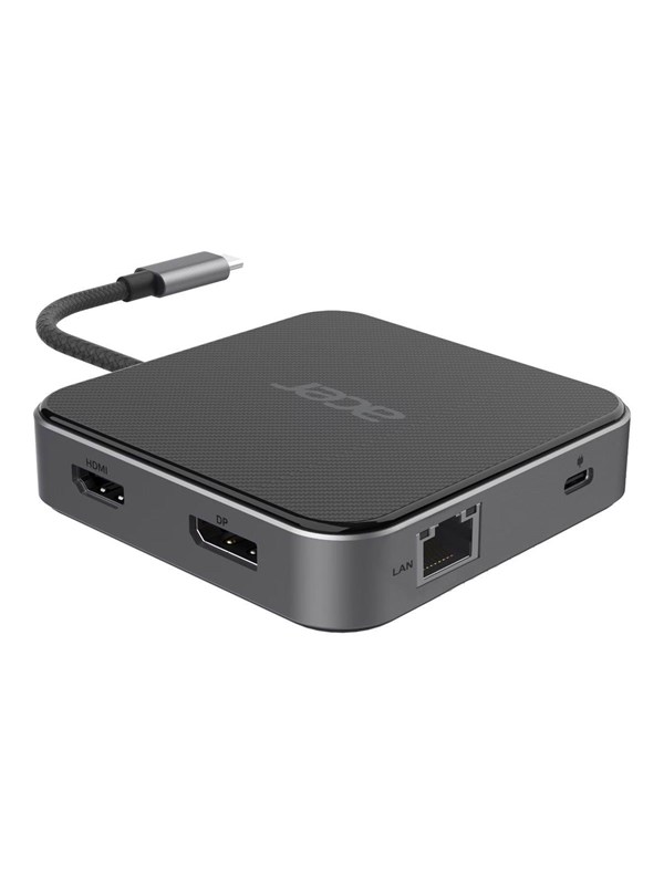 Acer 7-In-1 - docking station - USB-C - HDMI DP - 10Mb LAN