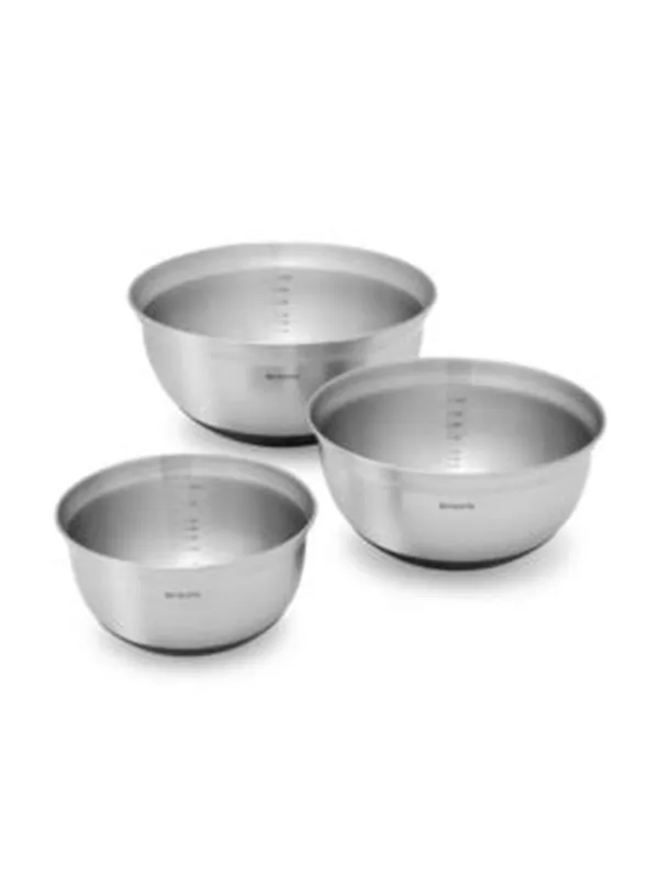 brabantia Mixing Bowl Set steel matt black