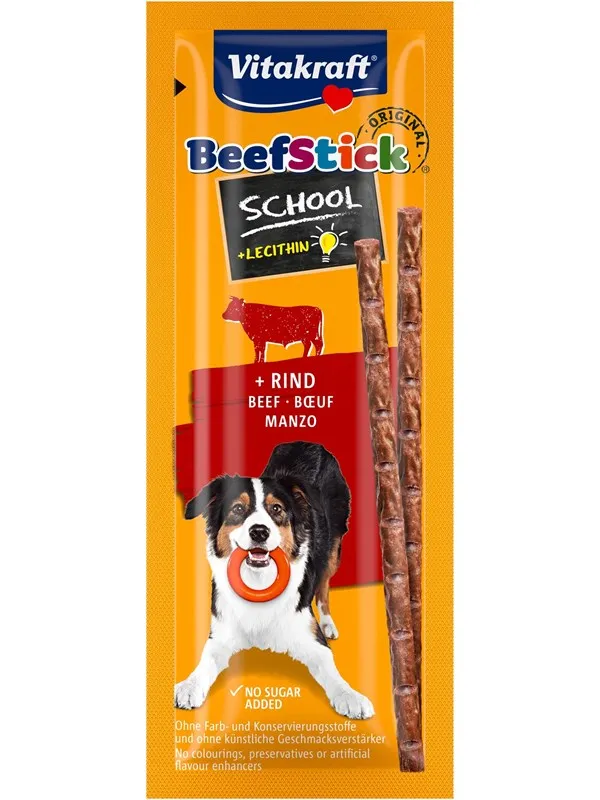 Vitakraft Beef Stick School Storfekjøtt 20g (10-Pack x 2g)