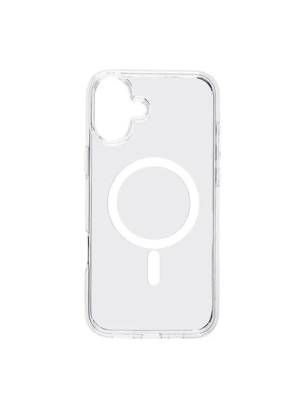 Pomologic Covercase Rugged for iPhone 16 Plus Clear W/Magsafe