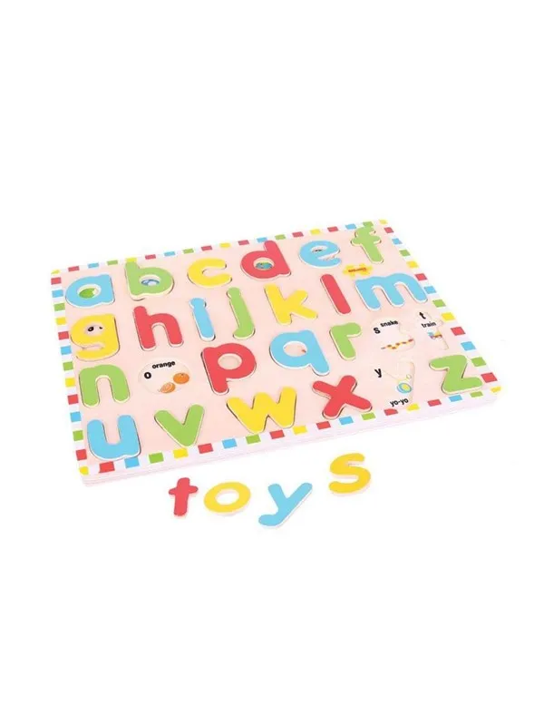Bigjigs Wooden Puzzle Alphabet 26pcs. Tre
