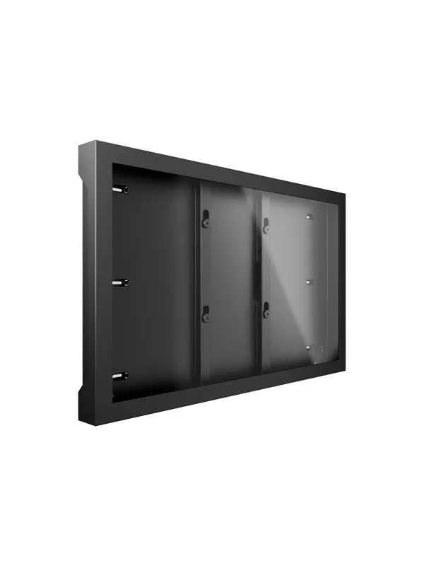 Multibrackets M Pro Series enclosure - for flat panel - outdoor wall landscape - black - Max 50 kg - recommended for 65"