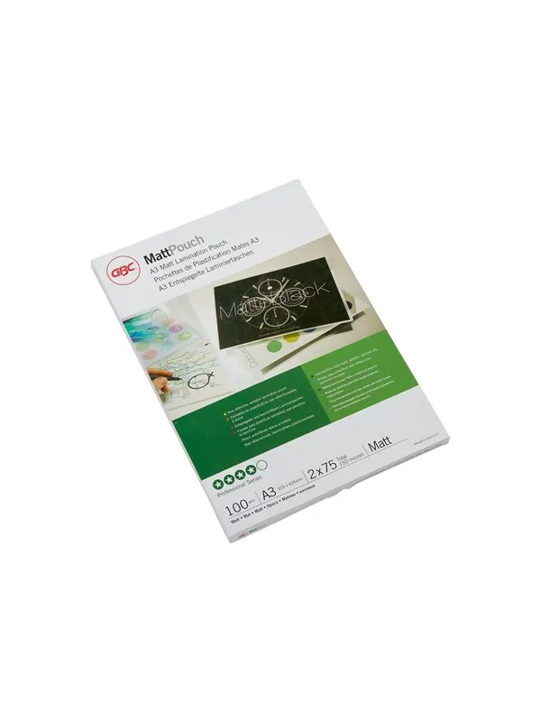 GBC Document Laminating Pouch - 100-pack - matte - 303 x 426 mm - lamination pouches