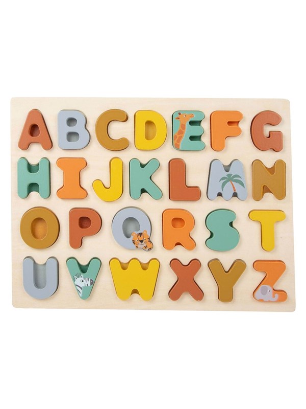 Small Foot - Wooden Alphabet Puzzle Safari