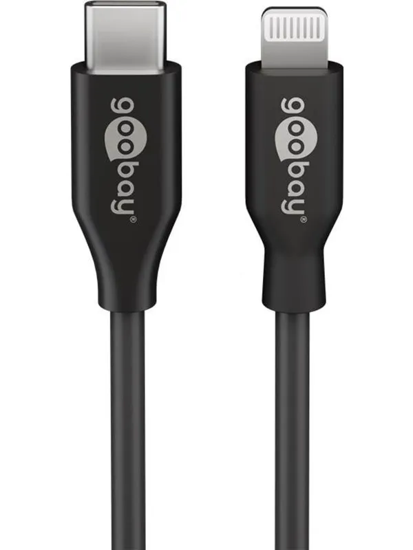 Pro USB-C <-> Lightning - 1m - Svart